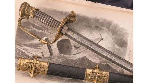 peashooter85: Tiffany &amp; Co. presentation sword belonging to Lt. Louis N. Stodder of the USS Moni