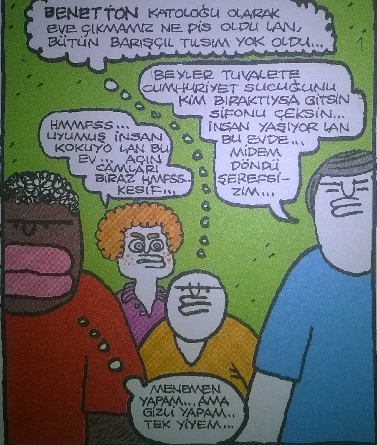 - Benetton katoloğu olarak...