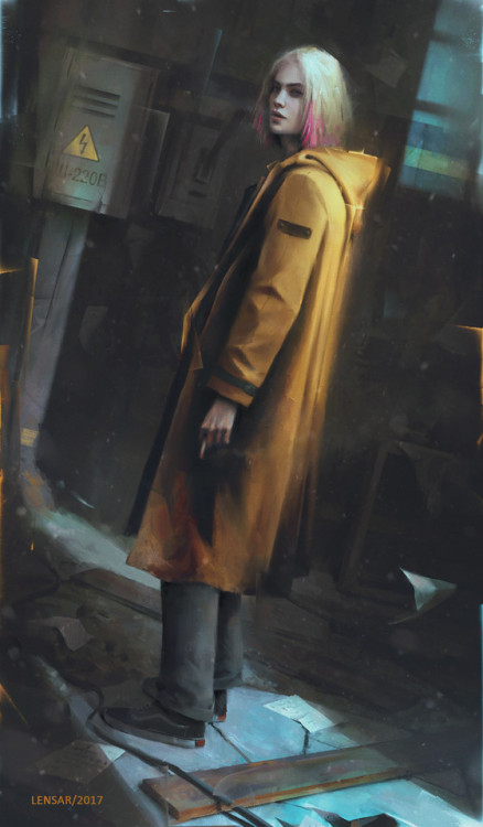 ravenkult: Yellow coat by Alexander Borodin www.artstation.com/artwork/yVnxR