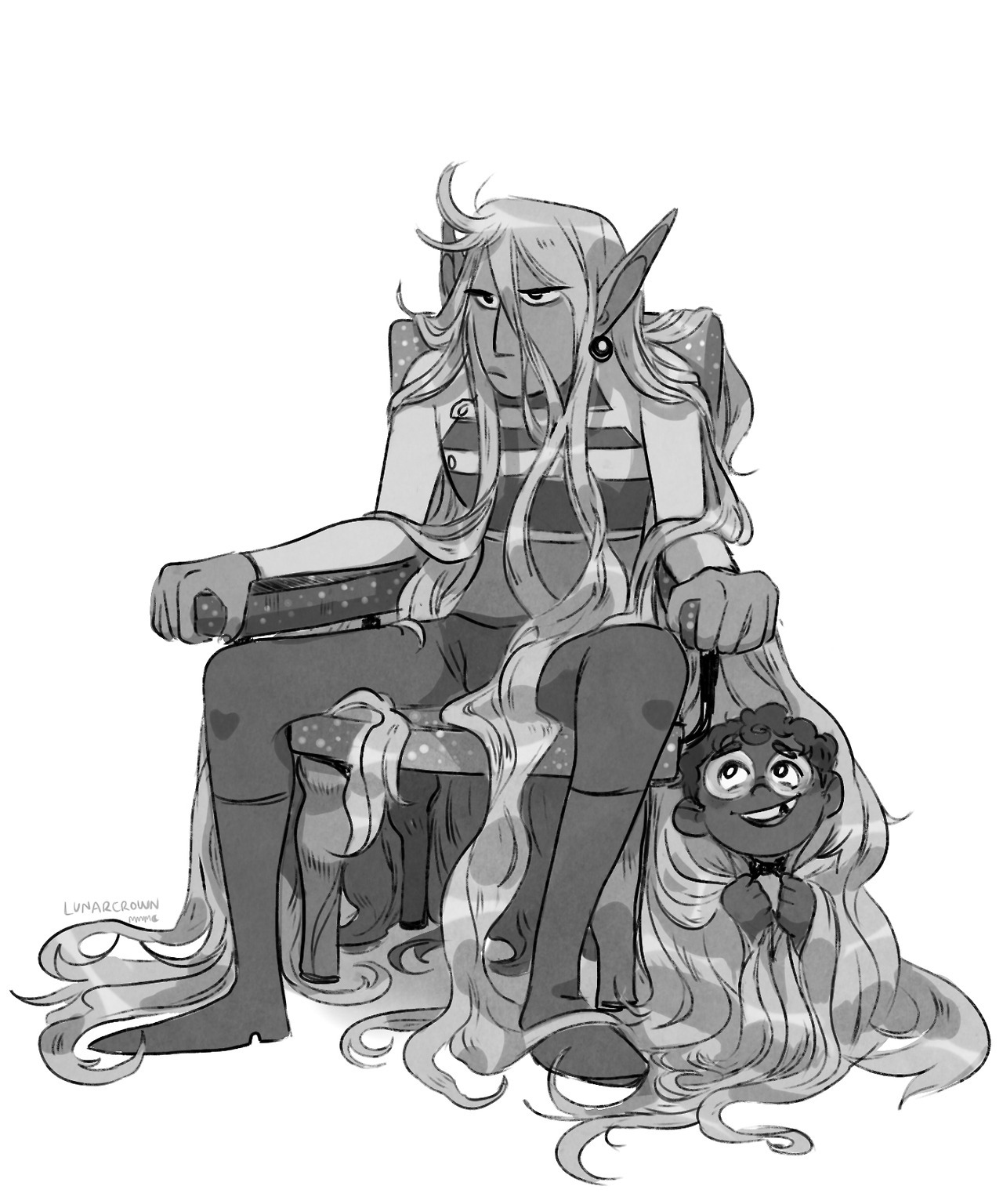 lunarcrown:everyone in the bureau never let Taako live down the time he cast a hair