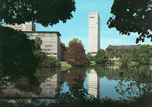 europavintage: Dusseldorf Mannesmann Hochhaus by Cartorama on Flickr. Egon Eiermann/Paul Schneider-E