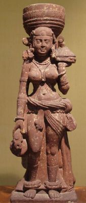 arjuna-vallabha:  Woman sculpture froma Mathura,