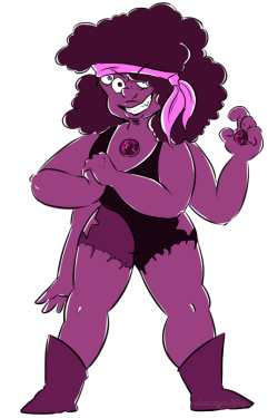 elasticitymudflap:  Roobs+Ame= Spinel She is here to wreck everything     and everyonebonus:  cherubgirl​ robooboe jen-iii