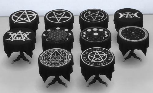 @thejim07 Converter the Soothsayer table from TS3 to work as a Séance table in TS4 and I recolored i