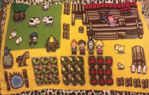 crochet-magic: Last update on my harvest moon crochet blanket before it’s finished!! OH MY GOD