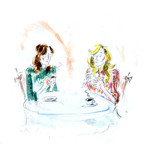 Could You Draw Allison And Debbie? I Think They Should Be Friends And Talk About Their Idiots They Have