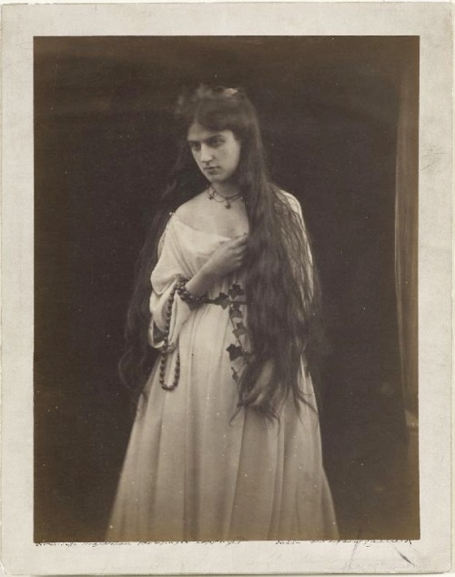 Marie Spartali Stillman as Memory (Mother of the Muses) by Julia Margaret Cameron, September, 1868