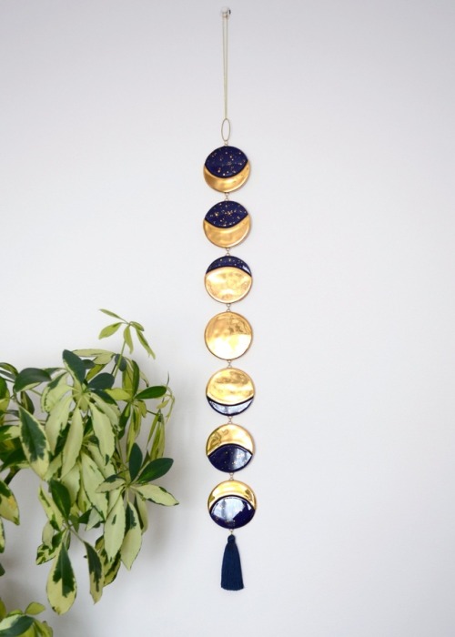 sosuperawesome:Ceramic Cups, Wall Hangings and Jewelry, by Jasmin Blanc on EtsySee our ‘ceramics’ ta