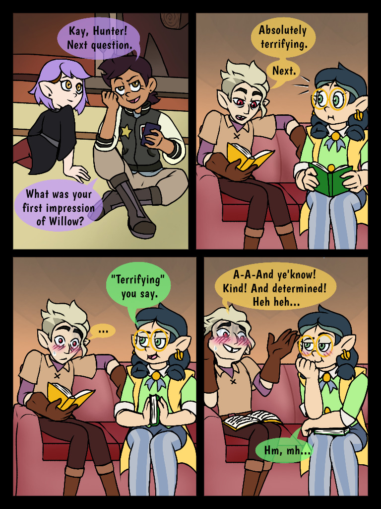 Willow and hunter comic