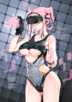 nekoshige: 「空想VR裝置少女」/「MHK矛盾博士」の作品
