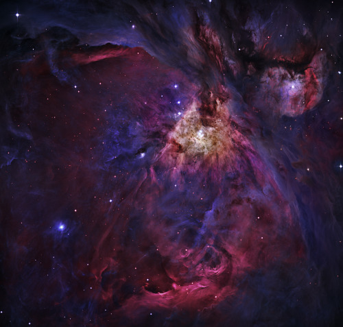 The Orion Nebula, seen in the photos above, is one of the most photographed and scrutinized objects 
