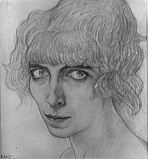 artist-leon-bakst: Portrait of the Marchesa Casati, 1912, Léon Bakst