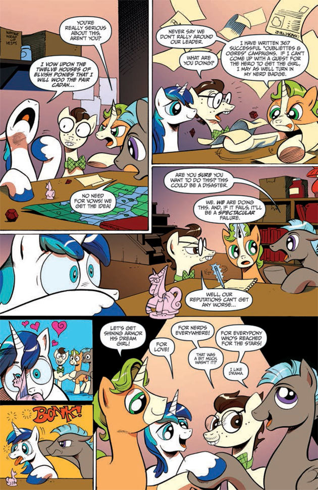 ask-sir-shining-armor:  Here’s when I was in school and a preview of this comic