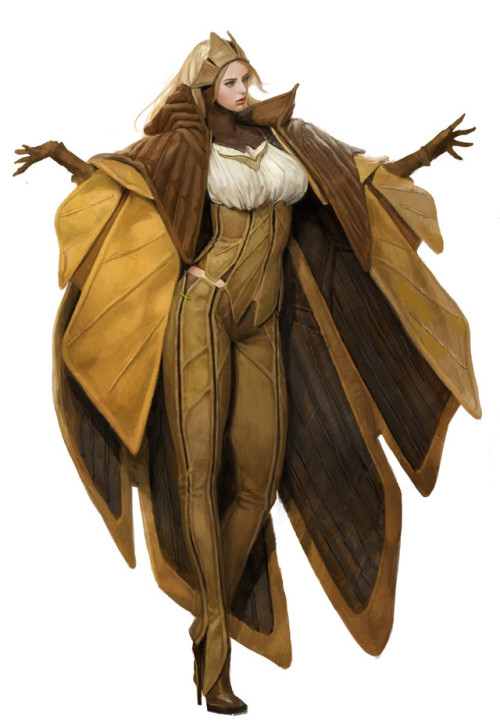 peckanpie: thecollectibles:   Hunting era character concept art by  Sangsoo Jeong   @micma 
