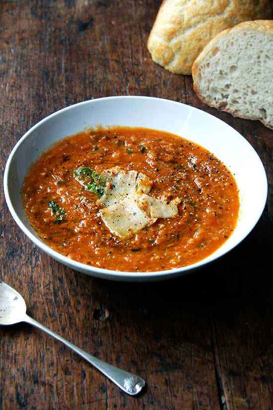 foodopia:  Roasted Tomato and Bread Soup