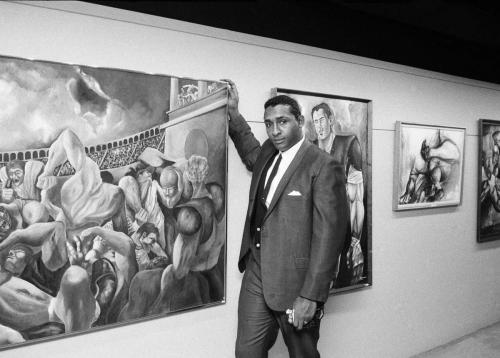 prettyandmean:sunbookie: The Late, Great and Legendary Ernie Barnes. 1938-2009 Ive been looking for 