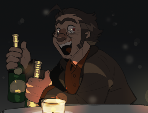 I'm Indulging In My Non-canon Guilty Pleasures. It's Ship Time. Bernard And Silvia Date Night. And Bernard