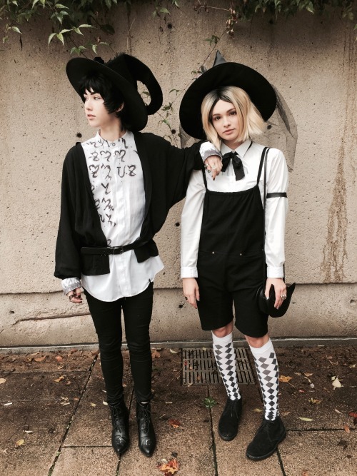 theprinceofcosplay:Witch Akaashi and Kenma based off of @mookie000‘s art for halloween expo this p