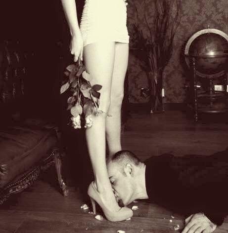 The sad, but necessary moment when You have to beat him with the thorns of the bouquet