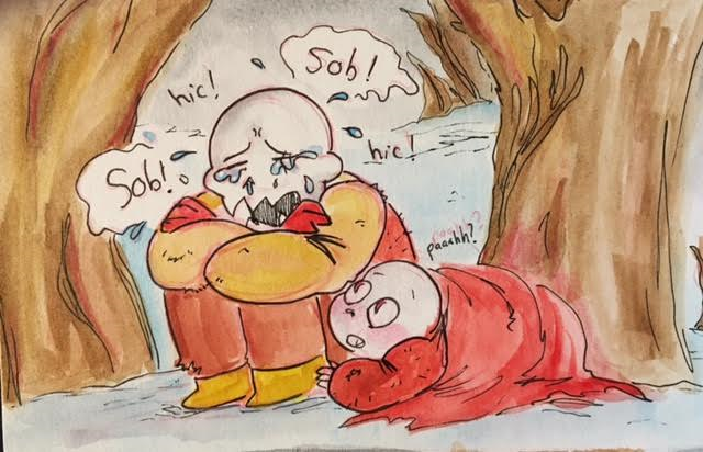 stuffedart:  A little baby takes care of a slightly larger baby. Here’s your Friday