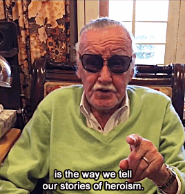 londoncallingsigh:A message from Stan Lee  (October adult photos