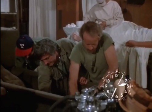 Hawk: Klinger, we’re gonna need more ice. Try the Officers’ Club.Klinger: I’ll be 