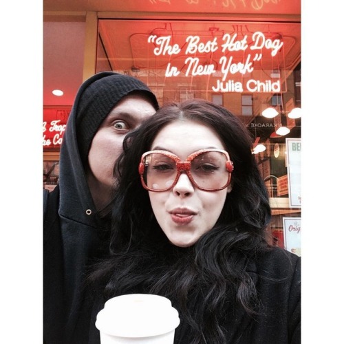 zheniakirsikkalove:Ville Valo &amp; Christel Karhu credit to www.instagram.com/anmc