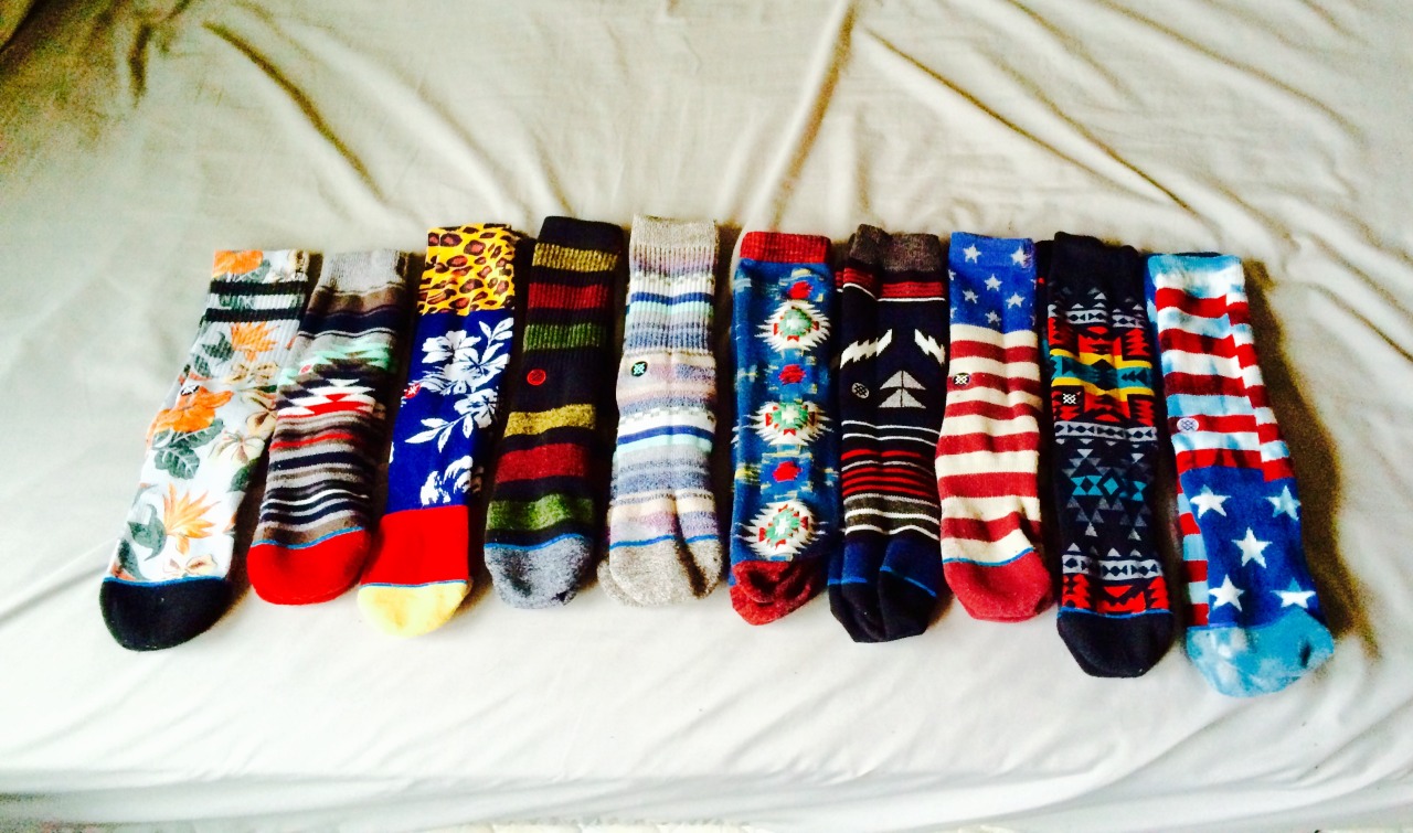 my addiction collection of socks. will probably not stop buying more.
