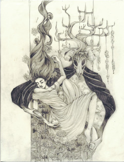 sketchesfromadrawer:  The Abduction of Persephone. I