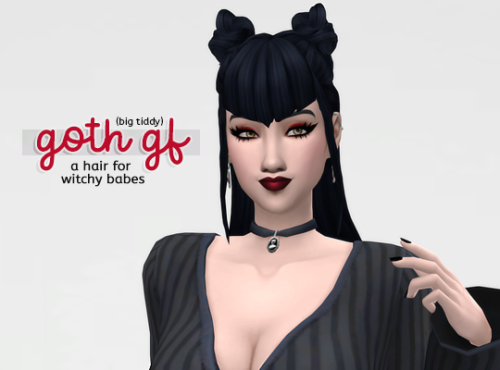  goth gf hair for witchy babes download: sfs (4mb)i’ve been wanting to make this hair for suuuch a l