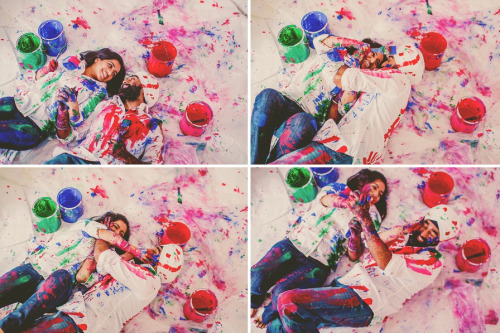 randomstupidchaos: buttlid: beautifulsouthasianbrides: Photo by:A.S Nagpal &ldquo;Paint War Enga