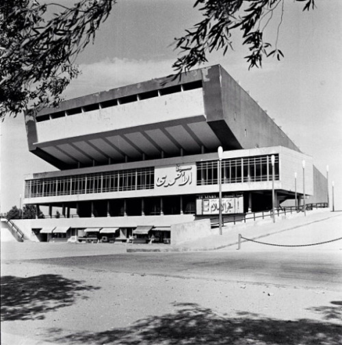 manifest05:The Ahmadi Cinema in Ahmadi, Kuwait [1971]. The project was built for the Ahmadi town, a 