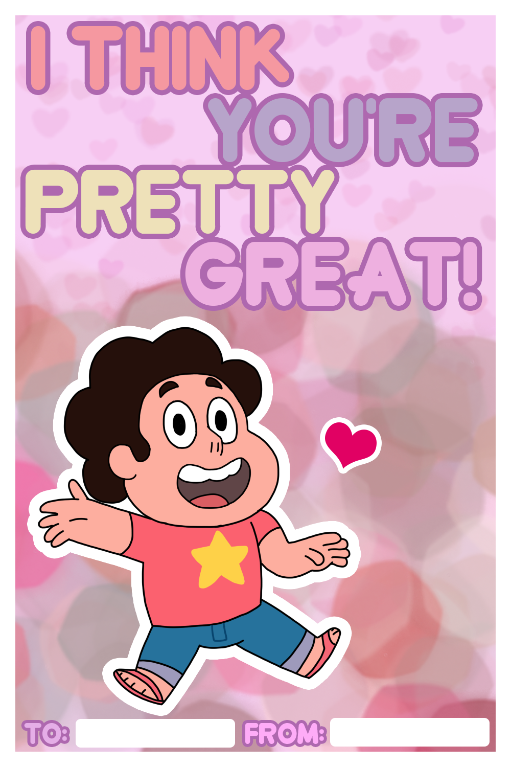 starlite-decay-art:  Steven Universe Chibi Valentines CardsFeel free to send them