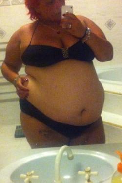 inkandrolls:  Ms Chunky, big bellied babe.