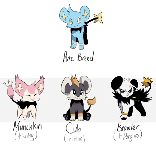 kaziearts:  My attempt on the pokemon subspecies that was going around! Tried my best to stay close to the original as possible.