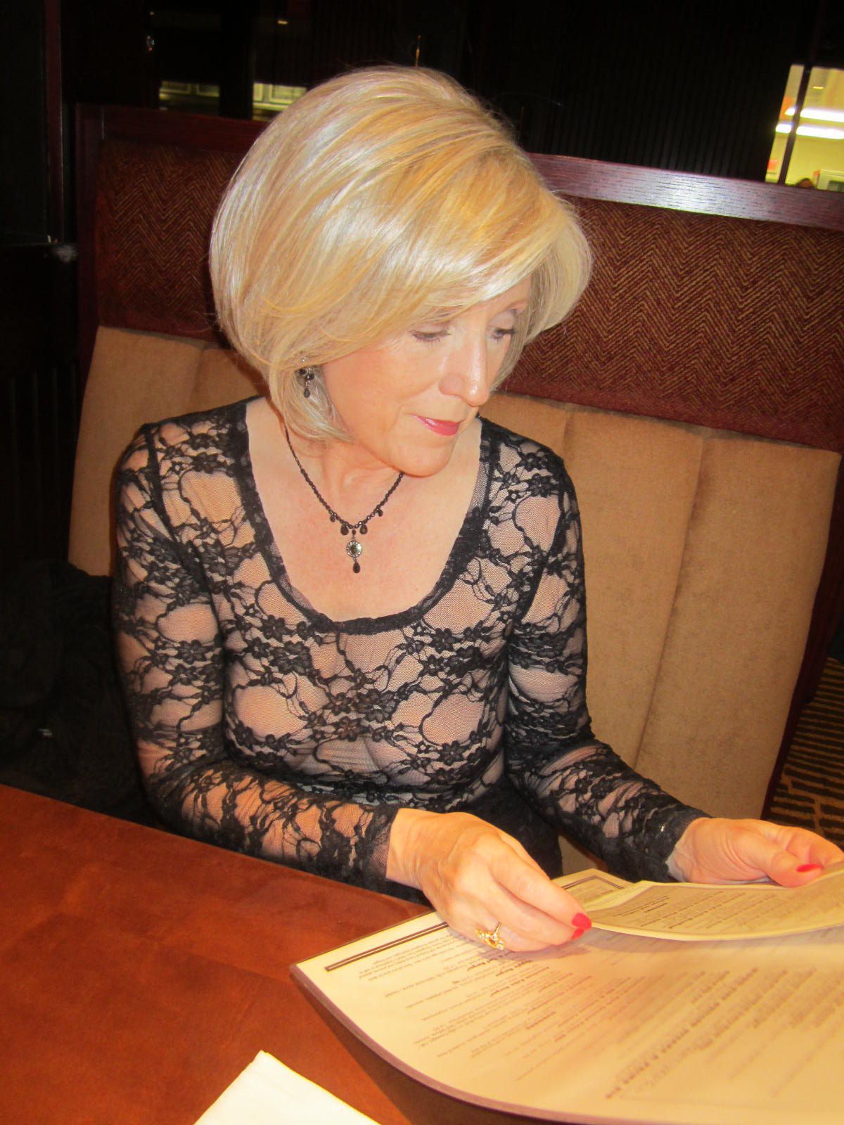 womenofasimilarage: Sheila looks so hot in this sheer blouse&hellip; I wonder