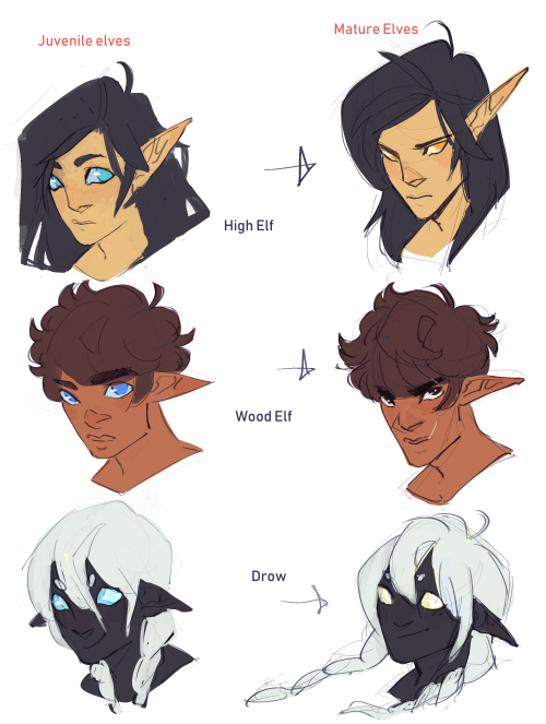 filibusterfrog:elf youngsters dont get their adult eye colours until theyre at least 15, they cant g