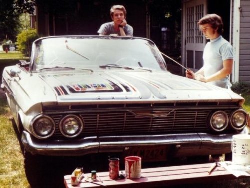 In 1969 I Was Commissioned By A Friend To Paint His Car In A Psychedelic Fashion. The First Day After