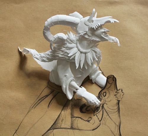 crossconnectmag:Paper Art by Daniela LeitnerDaniela Leitner, an artist from Vienna, Austria, wor