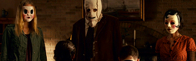 classichorrorblog:  The Strangers (2008) Directed by Brian Bertino A young couple staying in an isolated vacation home are terrorized by three unknown assailants. 