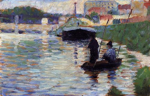 The Bridge - View of the Seine , Georges Seurat 1882-83Impressionism Metropolitan Museum of Art, New