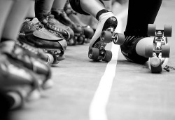 imtheboss-causeisaidso:  “the perfect manual for audacity” : “ROLLER DERBY” on We Heart It. http://weheartit.com/entry/41079809 