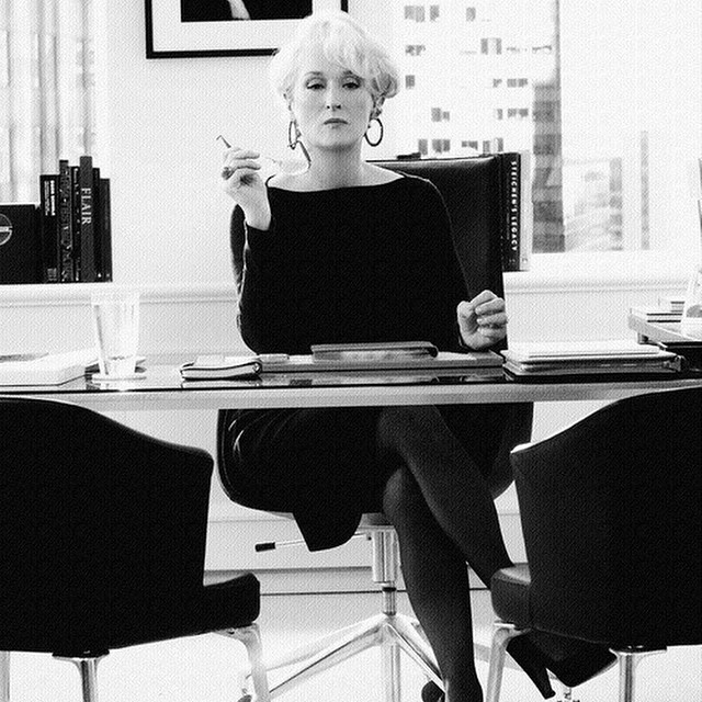 My spirit animal….that’s all.
#MirandaPriestly #MerylStreep #DevilWearsPrada #Fashion #Inspiration #ShewasaScorpio #ShewashonestlyprobablyanAries #Legend #Icon #Style #Runway