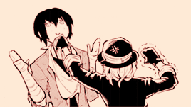 celesidria:  BUNGOU STRAY DOGS: Gif  ||  S O U K O K U↳Double Black, the most