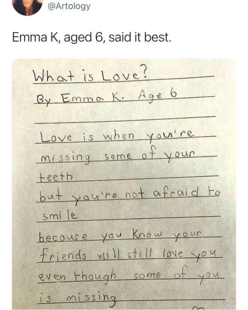 weaver-z:This is very sweet. There is also no way on god’s green earth that a 6-year-old wrote this.