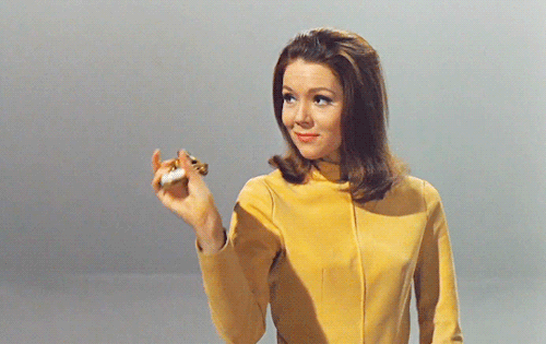 Dame Enid Diana Elizabeth Rigg. 