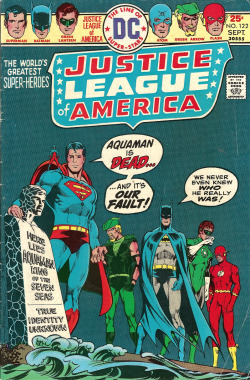 Justice League Of America No.122 (Sept. 1975, Dc Comics). From Orbital Comics In