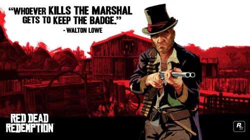 bikert:  all characters from RDR…  i like that black and red color combo