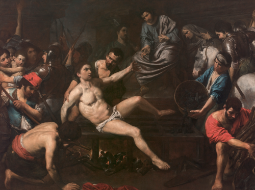 Valentin de Boulogne (1591-1632)The Martyrdom of Saint Lawrence1622-1624