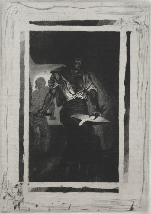 artist-delacroix: The Blacksmith, Eugène Delacroix, Cleveland Museum of Art: PrintsMedium: aquatinth